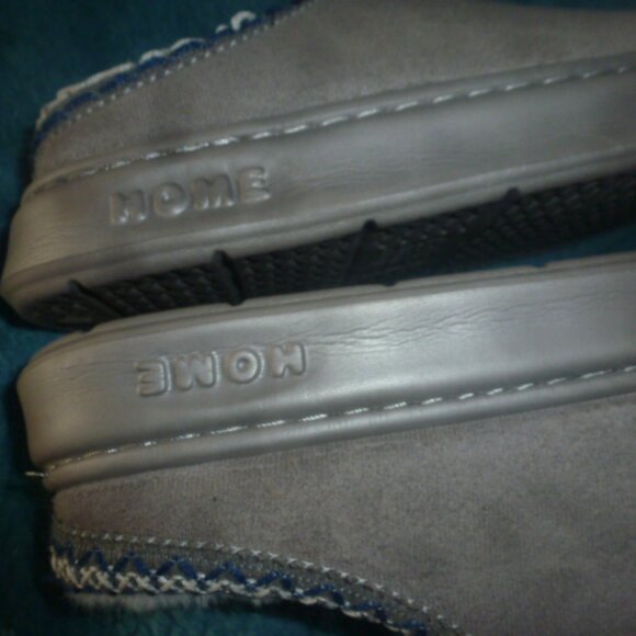 Easy to slip on  Sueded Slippers  Fleece Memory Foam Size EU 42-43 - Picture 9 of 9